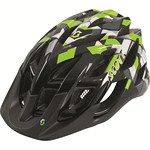 каска SCOTT JR SPUNTO чёр/зел 1size